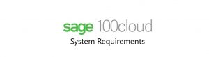 Sage 100 system requirements for Sage 100Cloud ERP