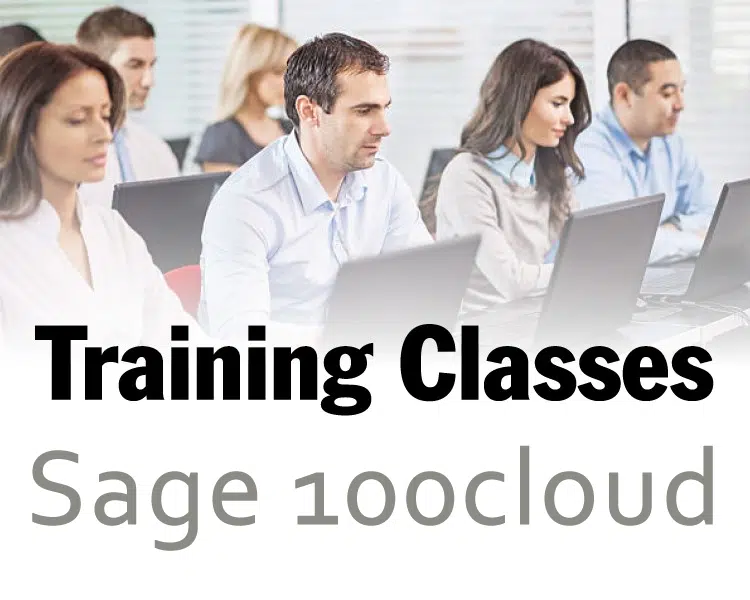 Sage 100cloud Training Classes